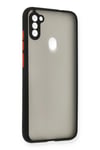 Mey İthalat®  Samsung Galaxy A11 Kılıf Montreal Silikon Kapak - Siyah