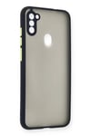 Mey İthalat®  Samsung Galaxy A11 Kılıf Montreal Silikon Kapak - Lacivert