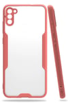 Mey İthalat®  Samsung Galaxy A11 Kılıf Platin Silikon - Pembe