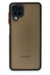 Mey İthalat®  Samsung Galaxy A12 Kılıf Montreal Silikon Kapak - Siyah