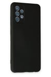 Mey İthalat®  Samsung Galaxy A13 4G Kılıf Nano içi Kadife Silikon - Siyah