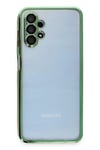 Mey İthalat®  Samsung Galaxy A13 4G Kılıf  Lensli Silikon - Yeşil