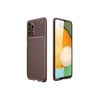 Mey İthalat®  Samsung Galaxy A13 4G Kılıf Auto Focus Karbon Kapak - Kahverengi