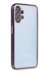Mey İthalat®  Samsung Galaxy A13 4G Kılıf  Lensli Silikon - Mor