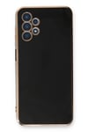 Mey İthalat®  Samsung Galaxy A13 4G Kılıf Volet Silikon - Siyah