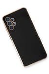 Mey İthalat®  Samsung Galaxy A13 4G Kılıf Volet Silikon - Siyah