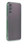 Mey İthalat®  Samsung Galaxy A14 4G Kılıf  Lensli Silikon - Yeşil