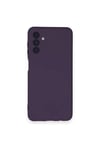 Mey İthalat®  Samsung Galaxy A14 4G Kılıf Nano içi Kadife Silikon - Mor