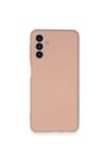 Mey İthalat®  Samsung Galaxy A14 4G Kılıf Nano içi Kadife Silikon - Pudra