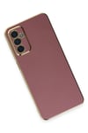 Mey İthalat®  Samsung Galaxy A14 4G Kılıf Volet Silikon - Kırmızı