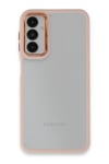 Mey İthalat®  Samsung Galaxy A14 4G Kılıf Dora Kapak - Pudra