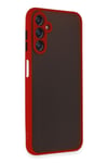 Mey İthalat®  Samsung Galaxy A14 4G Kılıf Montreal Silikon Kapak - Kırmızı