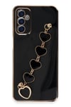 Mey İthalat®  Samsung Galaxy A14 4G Kılıf Esila Silikon - Siyah