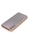 Mey İthalat®  Samsung Galaxy A14 4G Kılıf  Lensli Silikon - Gold