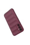 Mey İthalat®  Samsung Galaxy A15 4G Kılıf Optimum Silikon - Bordo