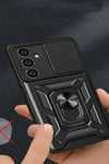 Mey İthalat®  Samsung Galaxy A15 4G Kılıf Pars Lens Yüzüklü Silikon - Gold