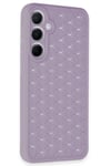 Mey İthalat®  Samsung Galaxy A15 4G Kılıf Petek Silikon Kapak - Lila