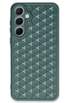 Mey İthalat®  Samsung Galaxy A15 4G Kılıf Petek Silikon Kapak - Koyu Yeşil