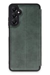 Mey İthalat®  Samsung Galaxy A15 4G Kılıf Flip Cover - Koyu Yeşil