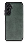 Mey İthalat®  Samsung Galaxy A15 4G Kılıf Flip Cover - Koyu Yeşil