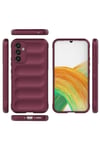 Mey İthalat®  Samsung Galaxy A15 4G Kılıf Optimum Silikon - Bordo