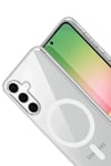 Mey İthalat®  Samsung Galaxy A16 5G Combo Sert Şeffaf Magsafe Kapak - Şeffaf