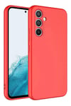 Mey İthalat®  Samsung Galaxy A16 5G Kılıf First Silikon - Kırmızı