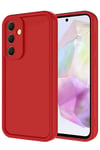 Mey İthalat®  Samsung Galaxy A16 5G Kılıf Viera Silikon - Kırmızı