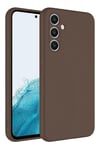Mey İthalat®  Samsung Galaxy A16 5G Kılıf First Silikon - Kahverengi
