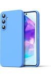 Mey İthalat®  Samsung Galaxy A16 5G Kılıf Nano içi Kadife Silikon - Mavi