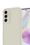 Mey İthalat®  Samsung Galaxy A16 5G Kılıf Viera Silikon - Krem