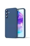 Mey İthalat®  Samsung Galaxy A16 5G Kılıf Nano içi Kadife Silikon - Lacivert
