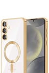 Mey İthalat®  Samsung Galaxy A16 5G Kross Magneticsafe Kapak - Gold