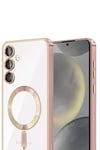 Mey İthalat®  Samsung Galaxy A16 5G Kross Magneticsafe Kapak - Rose