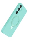 Mey İthalat®  Samsung Galaxy A16 5G Regal Magsafe Standlı Kapak - Su Yeşili