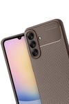 Mey İthalat®  Samsung Galaxy A17 5G Auto Focus Karbon Kapak - Kahverengi