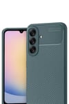 Mey İthalat®  Samsung Galaxy A17 5G Auto Focus Karbon Kapak - Koyu Yeşil