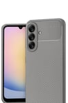 Mey İthalat®  Samsung Galaxy A17 5G Auto Focus Karbon Kapak - Gri