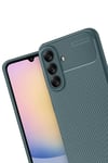 Mey İthalat®  Samsung Galaxy A17 5G Auto Focus Karbon Kapak - Koyu Yeşil