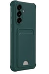 Mey İthalat®  Samsung Galaxy A17 5G Kelvin Kartvizitli Silikon - Koyu Yeşil