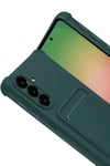 Mey İthalat®  Samsung Galaxy A17 5G Kelvin Kartvizitli Silikon - Koyu Yeşil