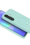 Mey İthalat®  Samsung Galaxy A17 5G Regal Magsafe Standlı Kapak - Su Yeşili