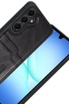 Mey İthalat®  Samsung Galaxy A17 5G Sara Kartvizitli Deri Kılıf - Siyah