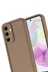 Mey İthalat®  Samsung Galaxy A17 5G Viera Silikon - Kahverengi