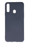 Mey İthalat®  Samsung Galaxy A20S Kılıf Nano içi Kadife Silikon - Gri