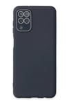 Mey İthalat®  Samsung Galaxy A22 Kılıf Lansman Glass Kapak - Lacivert