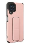 Mey İthalat®  Samsung Galaxy A22 Kılıf Mega Standlı Silikon - Pudra