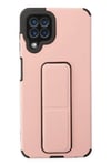 Mey İthalat®  Samsung Galaxy A22 Kılıf Mega Standlı Silikon - Pudra