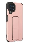 Mey İthalat®  Samsung Galaxy A22 Kılıf Mega Standlı Silikon - Pudra