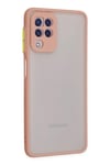 Mey İthalat®  Samsung Galaxy A22 Kılıf Montreal Silikon Kapak - Pembe